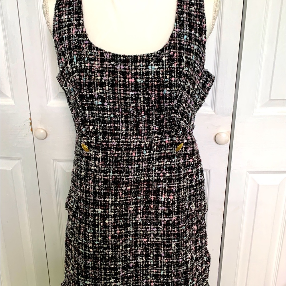 Black mini dress